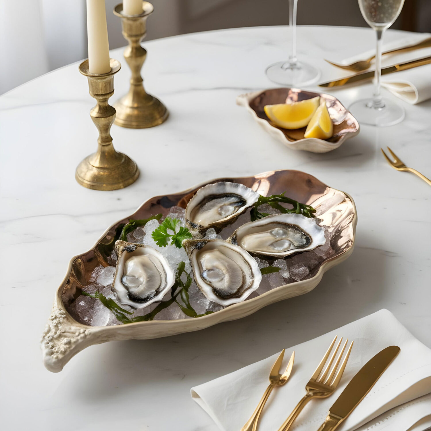 Medium Copper Oyster