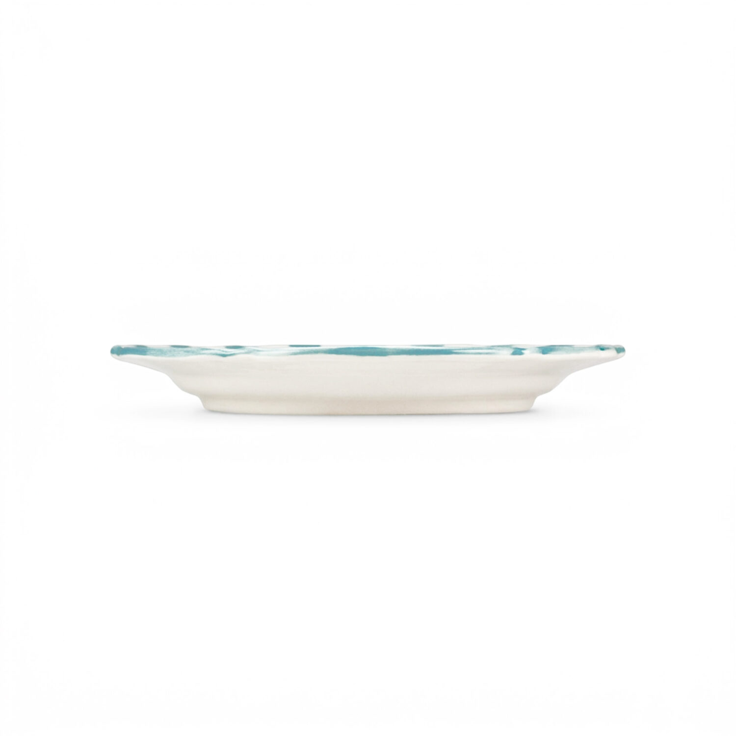 Riviera light blue dessert plate