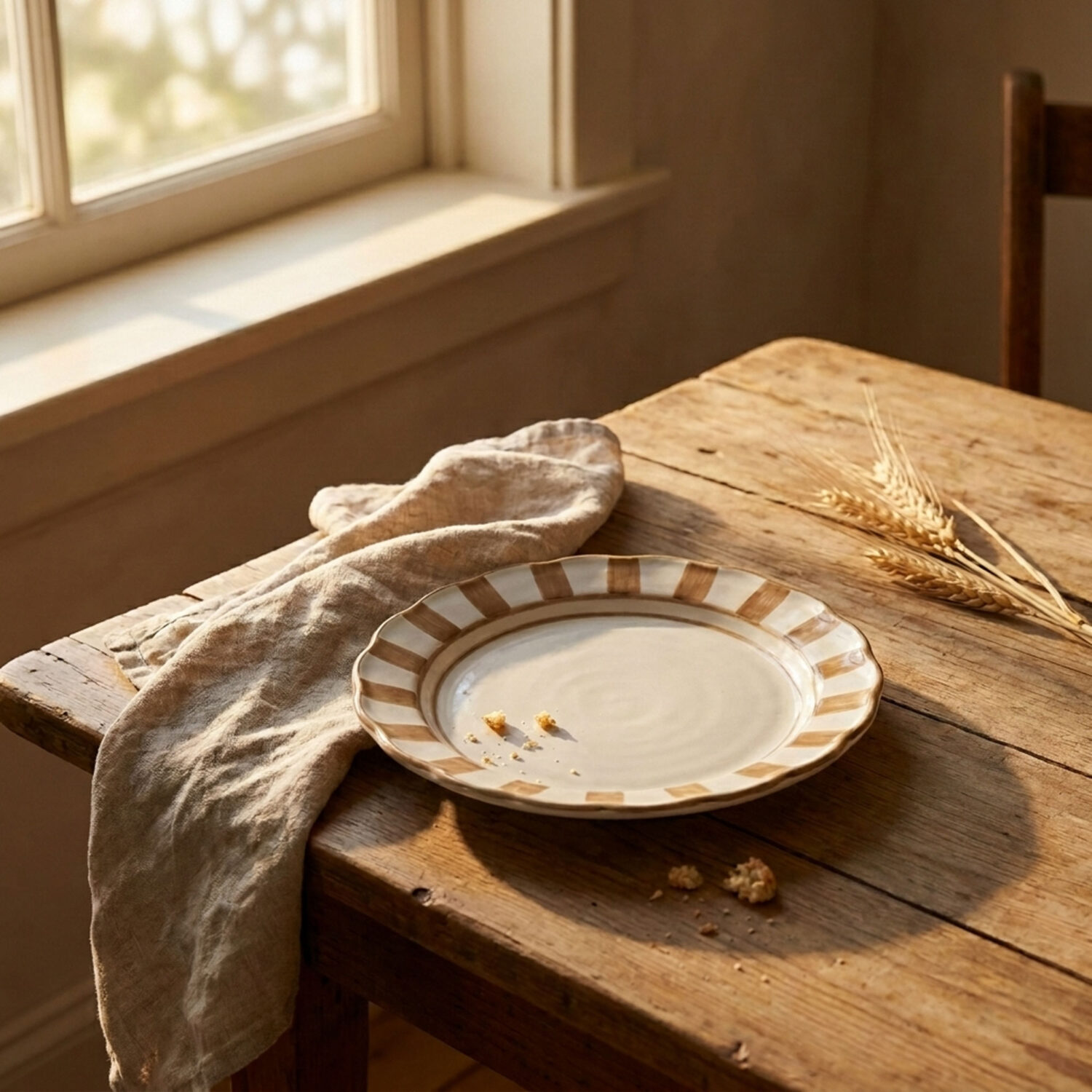 Riviera brown bread plate