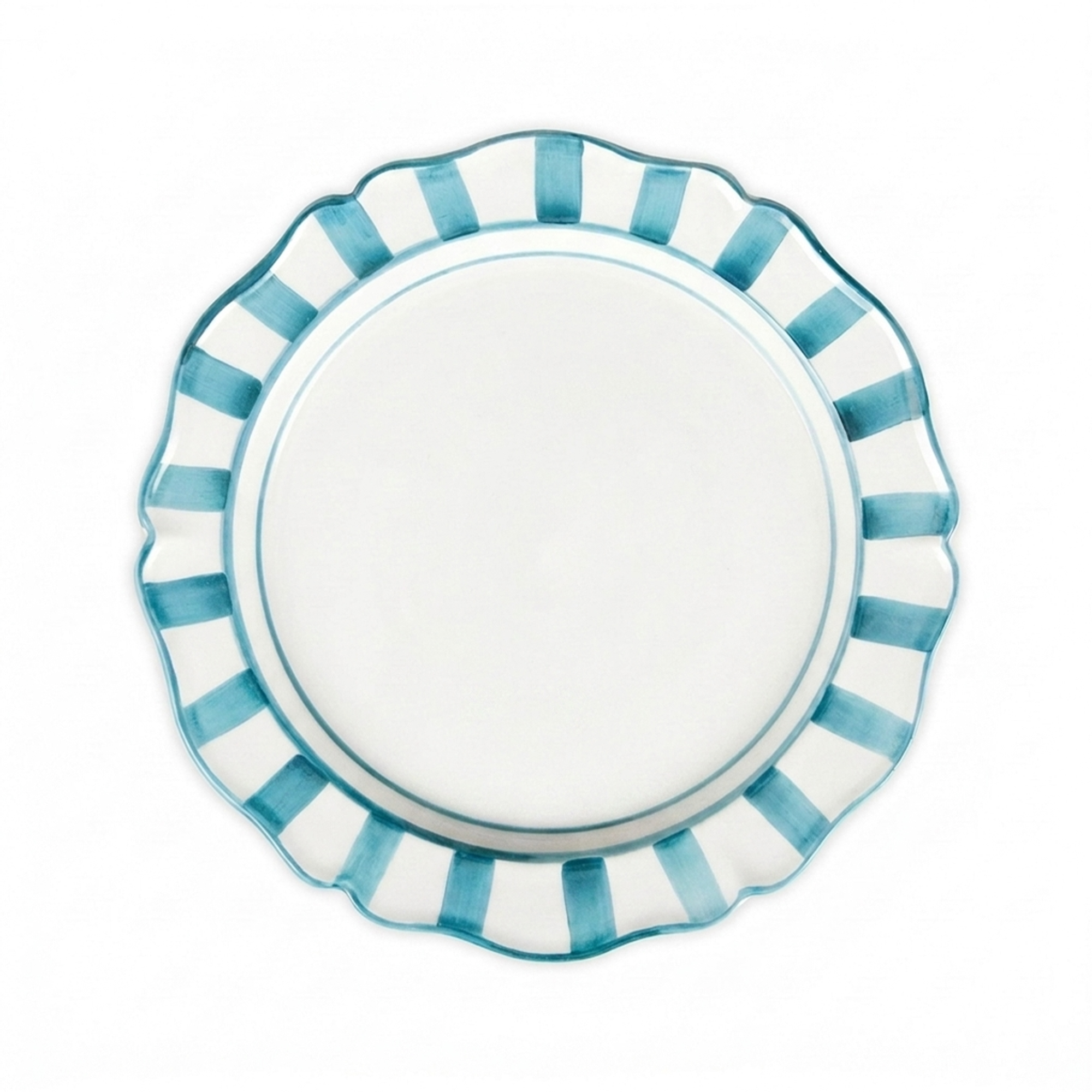 Riviera light blue dinner plate