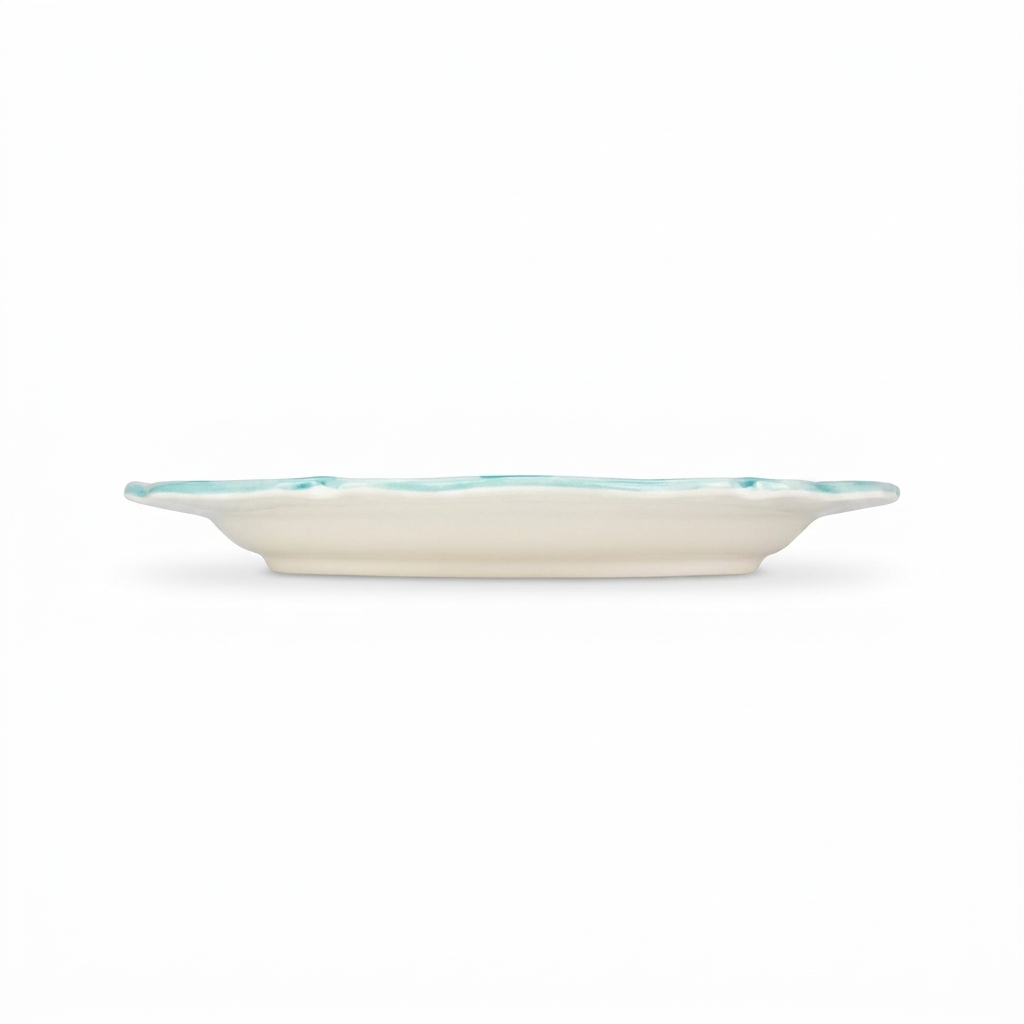 Riviera light blue dinner plate