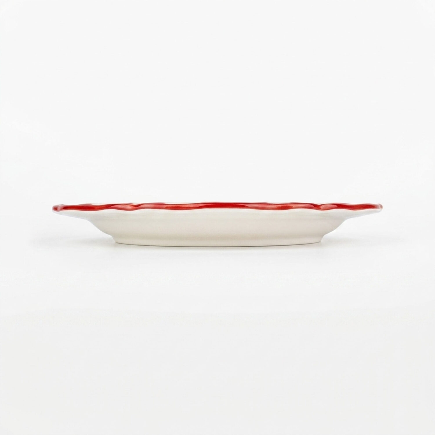 Riviera red dinner plate