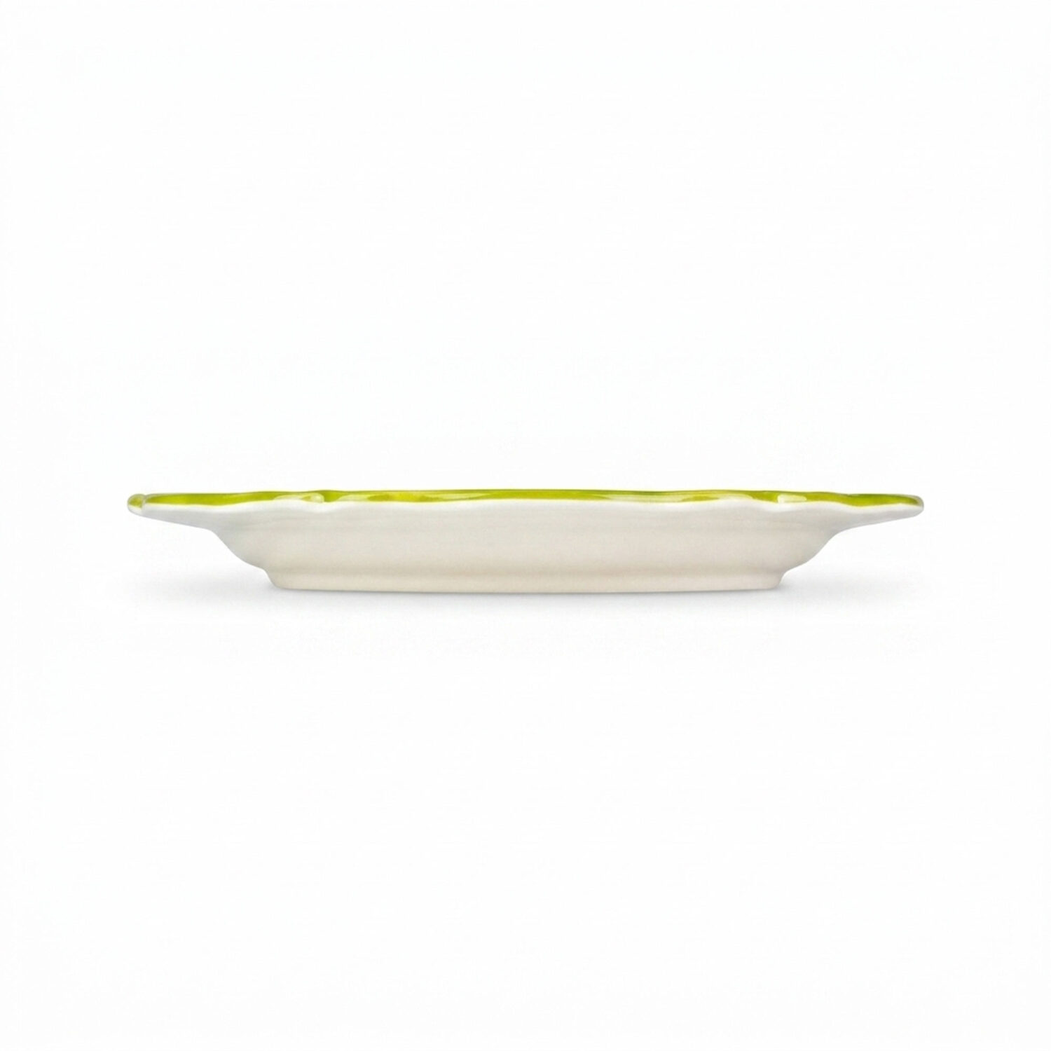 Riviera green dinner plate