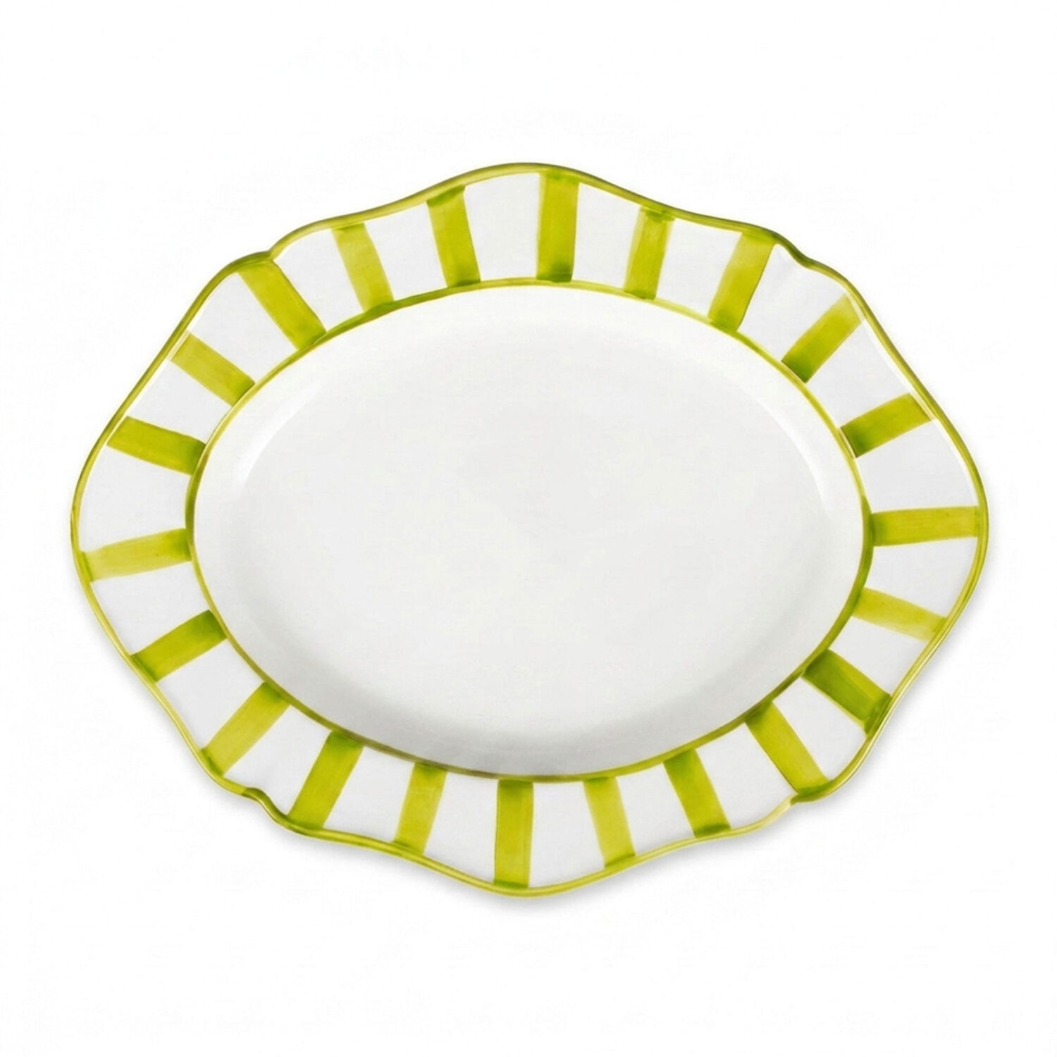 Riviera green serving tray