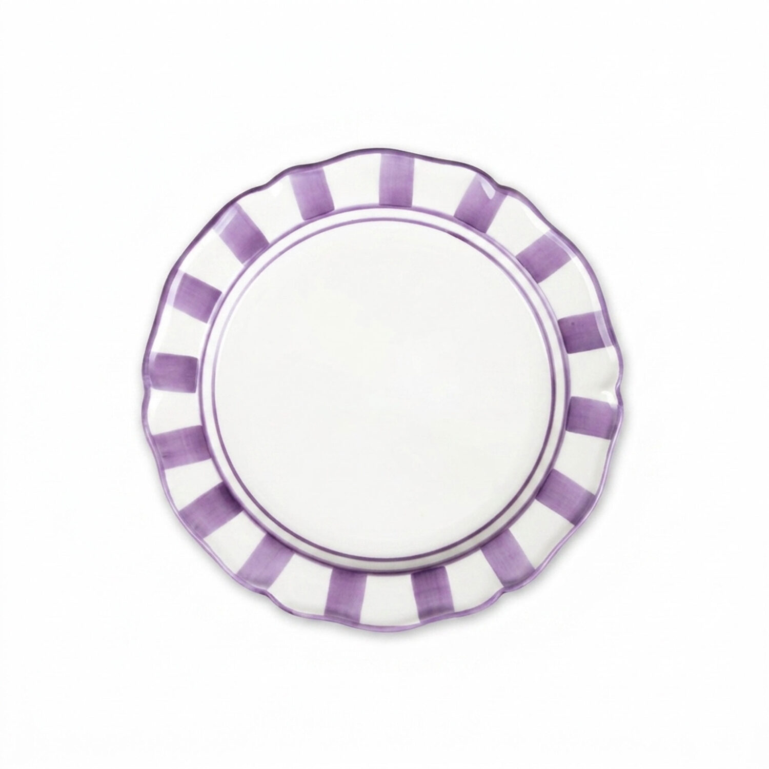 Riviera purple bread plate