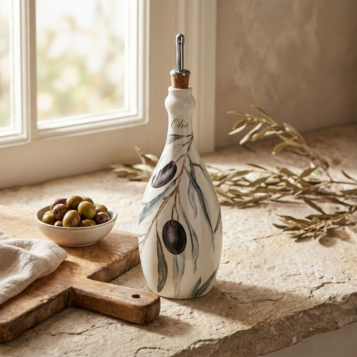 Bottiglia olio Olyvia 750 ml