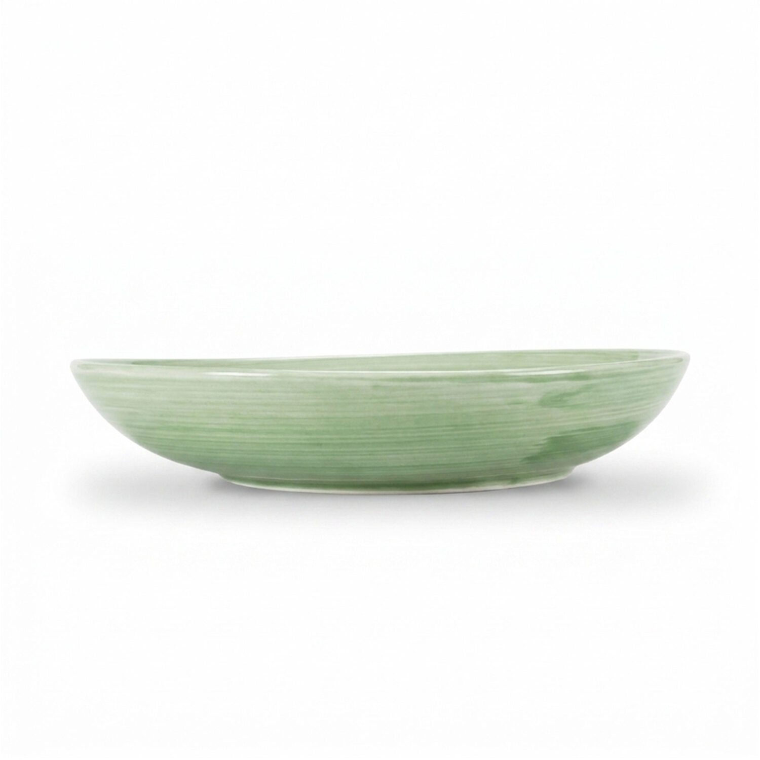 Olyvia green soup plate