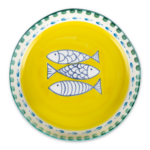 Centrotavola in ceramica decorata thalassa